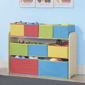 Children Deluxe 9-Bin Toy Storage Organizer